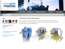 Tablet Screenshot of pm-technologies.at